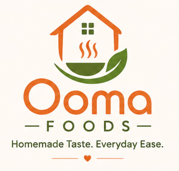 Ooma Foods logo with tagline
